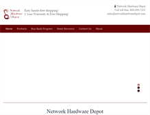 Tablet Screenshot of networkhardwaredepot.com